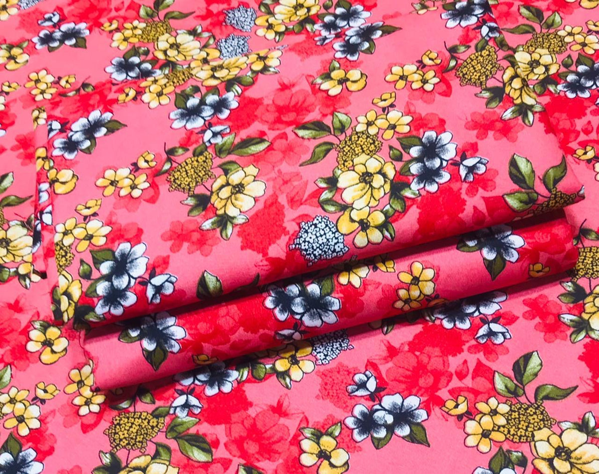 2025-FLORAL PRINTS 2PC KHADDAR Wear